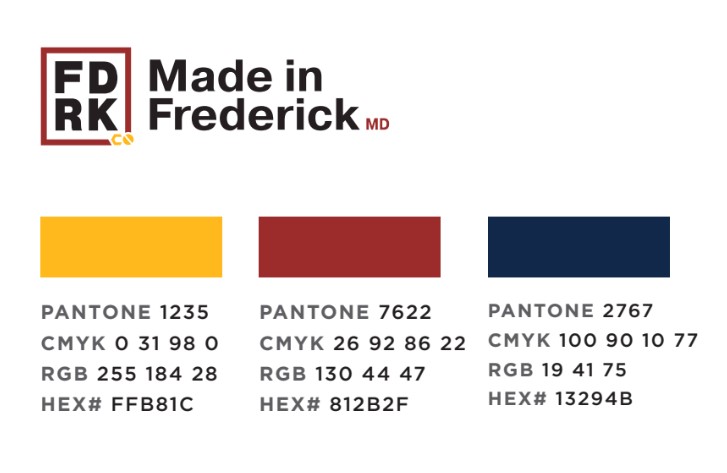 Made in Frederick Color Palette Made in Frederick Color Palette